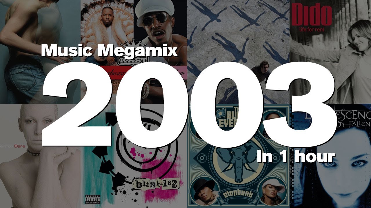 2003 in 1 Hour - Top hits including: Placebo, Outkast, Muse, Dido, Annie Lennox, Blink-182 and more!