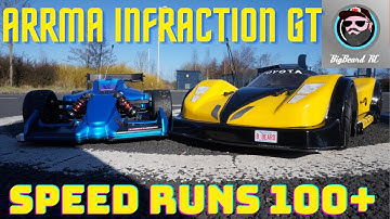 Arrma Infraction GT 8S Speed Run Massive PB
