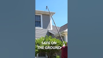 Ditch the ladder and clean your gutters fast! #reach