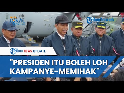 Di Samping Prabowo, Jokowi: Presiden Boleh Kampanye dan Memihak, Ini Syaratnya
