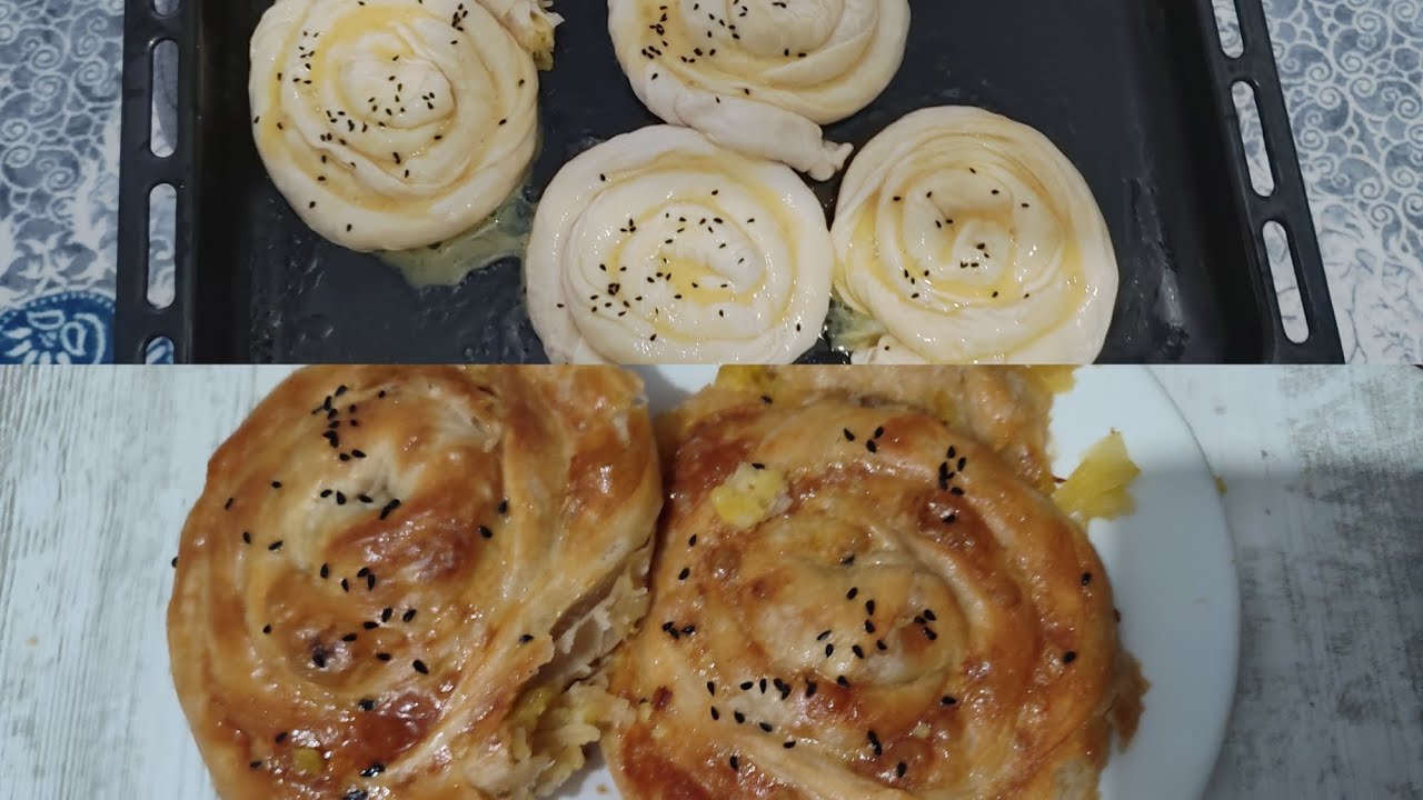 EL AÇMASI PATATESLİ BÖREK YAPTIM AKŞAMA