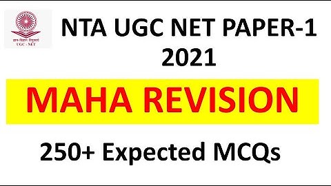 250+ Most Important Questions for paper -1 UGC NTA NET/SET Exam Preparation