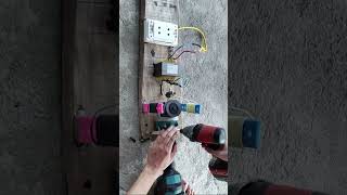 Make A Generator With A Grinder | Electronic Ideas #Shorts #Diy #Generator