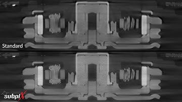 efX Software - SubpiX vs Standard X-ray Scanning