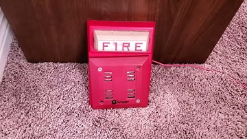 Simplex 2901-9845 Horn + 4903-9101 Strobe Plate - Quick Demo