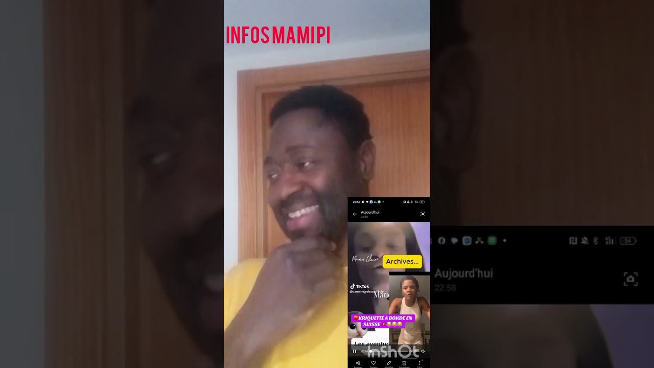 Baronne suisse et infos Mami dépose un colis pour Étoile Kribienne, vendeuse de Ndongo en Suisse.