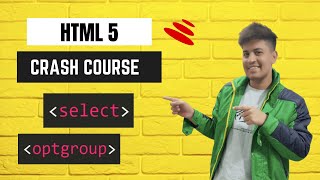 Dropdown Control | select and optgroup tag in HTML 5
