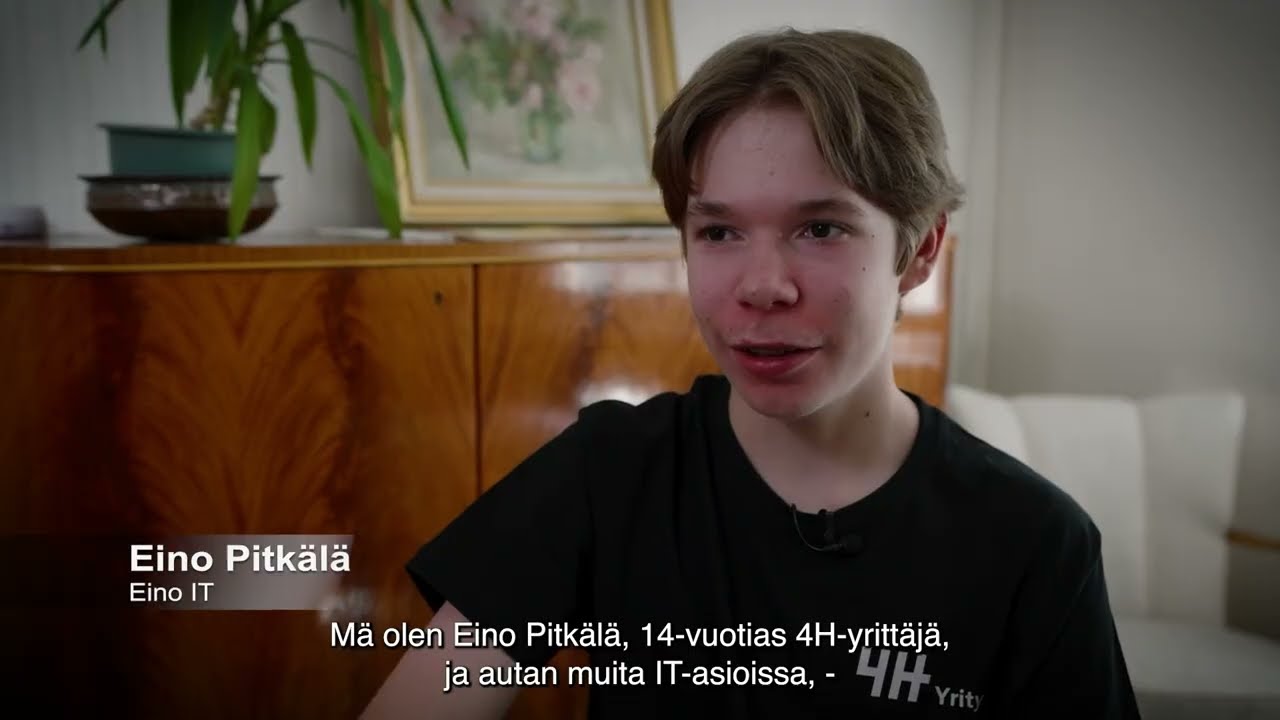 4H-yrittäjä Eino Pitkälä