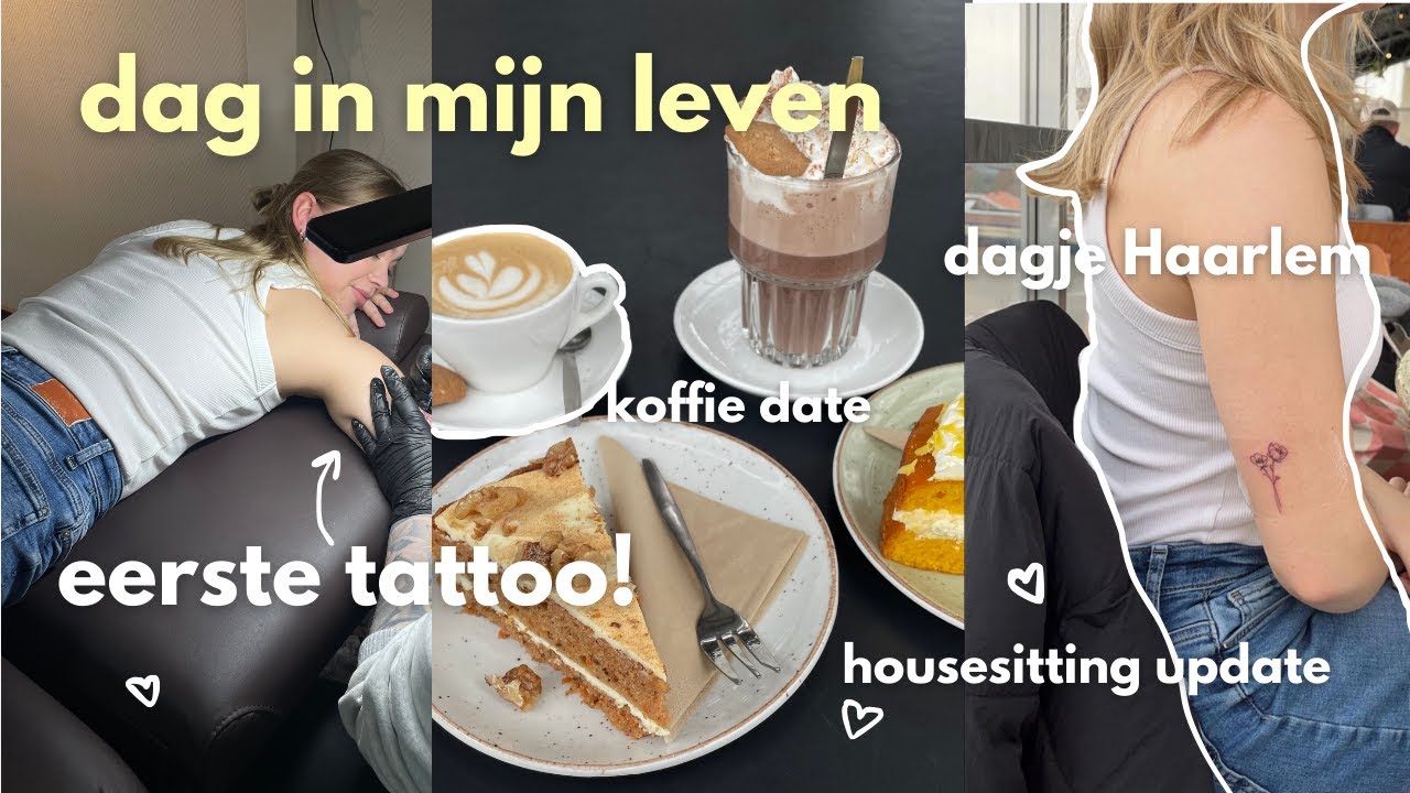 mijn eerste tattoo, dagje haarlem en eerste dagen housesitten | vlog