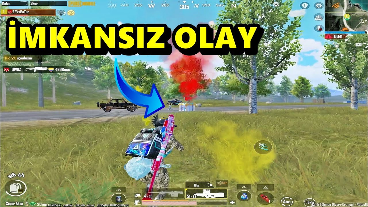 İMKANSIZ OLAY BATUR GAME SOLO SQUAD PUBG MOBİLE