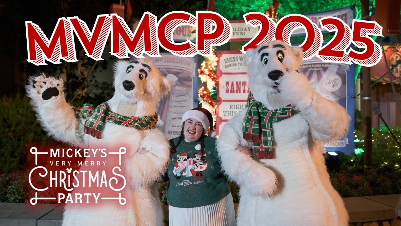 Веселая рождественская вечеринка Микки 2025 🎄❄️ | Новая еда, фейерверки и парад | Disney World