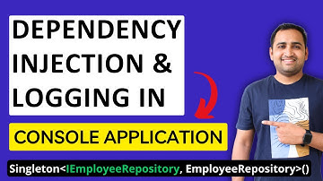 How to use Dependency Injection (DI) in C# Console Application with Logging