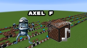 Minecraft: Axel F - Crazy Frog with Note Blocks