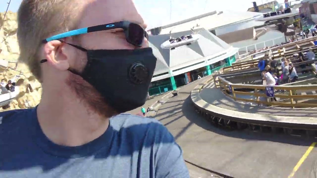 Me Going On The Flying Rockets In 2018 On A Very Hot Day At Blackpool Pleasure Beach Front