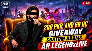 🔴FREE UC GIVEAWAY! 🔥 | PUBG MOBILE CUSTOM ROOM | Arlegendxlive screenshot 3