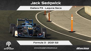 iRacing - 21S2 - Dallara F3 - Formula 3 - Laguna Seca - Jak