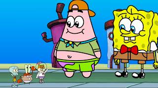 Baby Spongebob And Baby Patrick Became Giant Spongebob Funny Animation