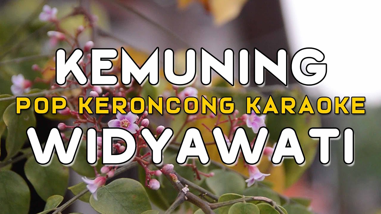 KEMUNING cover WIDYAWATI KARAOKE POP KERONCONG KENANGAN
