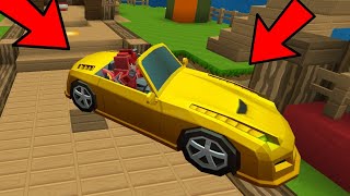 TROLLING PLAYERS with New Car in BedWars!! 🤣 (Blockman GO) screenshot 3