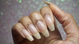 Hey there ✨ Here's a Nail Care Routine for Maintenance on Coffin Nails (No Filing this time)