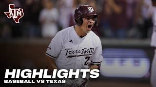 Baseball Highlights: A&M 9, Texas 8