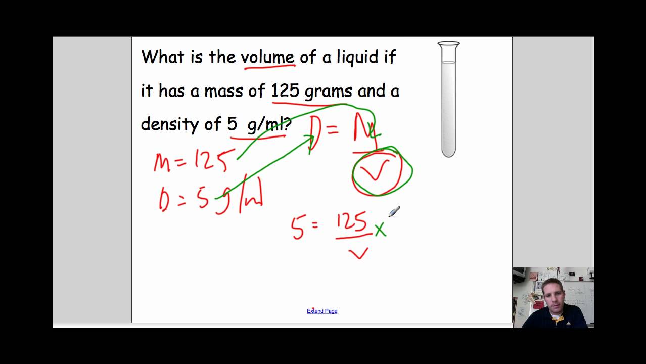 problem solving on density