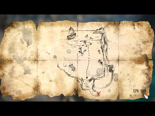 Assassins Creed 4 Black Flag - Mapa do Tesouro/Treasure Map (525,253) 