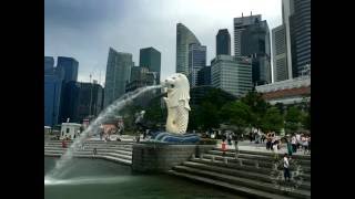 Singapore Merlion Plotograph
