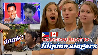 Canadians React To Filipino Singers (ft. Clone Elvis + Drunk Karaoke)