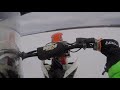 KTM 350SXF Grip studs on ice wheelies