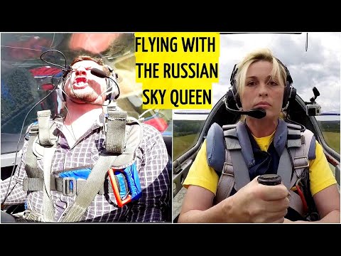 The World's Best Aerobatics Pilot Svetlana Kapanina Takes A Russian Journalist For A Flight!