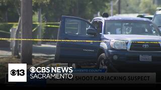 Sacramento deputies shoot carjacking suspect who drove toward them in stolen vehicle, officials say At Least One Sacramento Deputy Shoots Suspected Carjacker