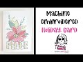 Let&#39;s make Christmas Cards on the Embroidery Machine! - EMBROIDERY FOR BEGINNERS, PR1055X