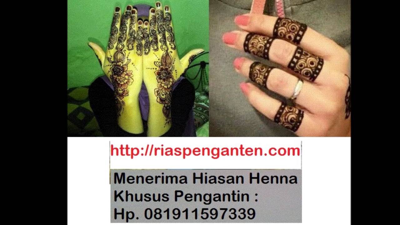 Jasa Hiasan Tangan Henna Utk Calon Pengantin Hp 081911597339