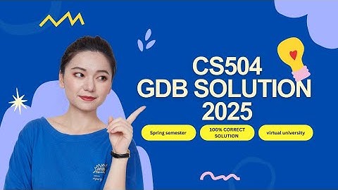 CS504 GDB SOLUTION 2025|CS504 SOFTWARE ENGINEERING GDB100%CORRECT SOLUTION #virtualuniversity#cs504