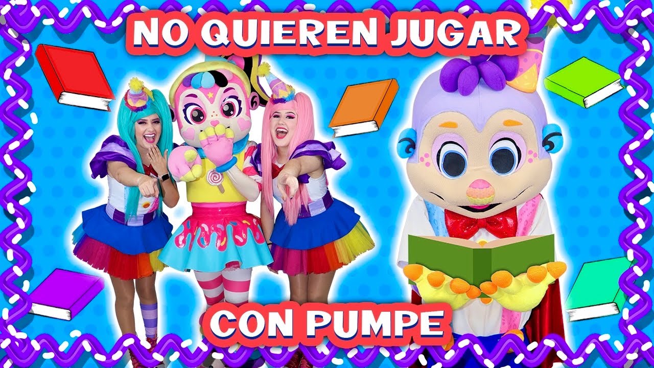 NO QUIEREN JUGAR CON PUMPE / SHOW PIEDRA PAPEL O TIJERA / MINDY MOLY Y ...