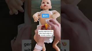 Baby Tips |  The BEST way to change a newborn’s diaper (girl and boy!) #newborn #newbaby #babytips screenshot 1