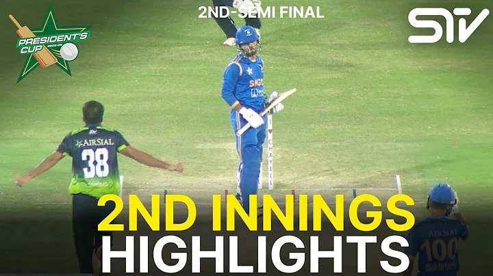 2nd Innings Highlights | KRL vs SNGPL | President's Cup Grade I SF-2 | NBS, Karachi | M2V1K