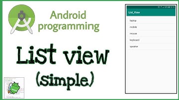 Listview in Android Studio (Simple)