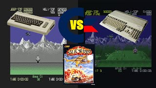 C64 vs A500 - Silkworm - Comparison