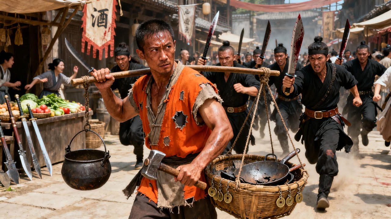 功夫電影！走街串巷的補鍋匠竟是隱藏的功夫高手！  💥 #中国电视剧 #KungFu #Martial Arts Movies