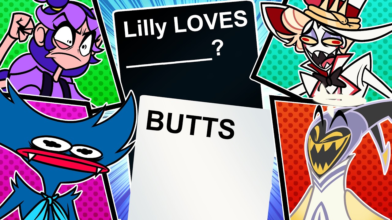 Lily Lovebraids SHOCKS Hazbin Hotel Characters in Cards Against Humanity