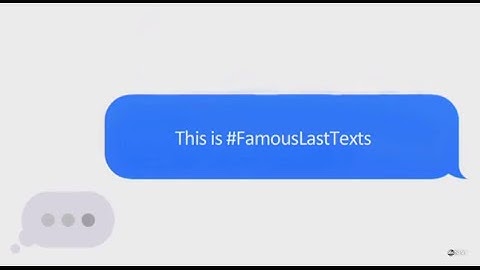 #FamousLastTexts: Digital Breakup Messages Go Viral