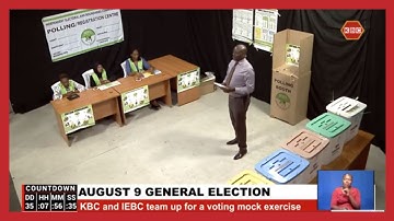 KBC and IEBC team up for a voting mock exercise