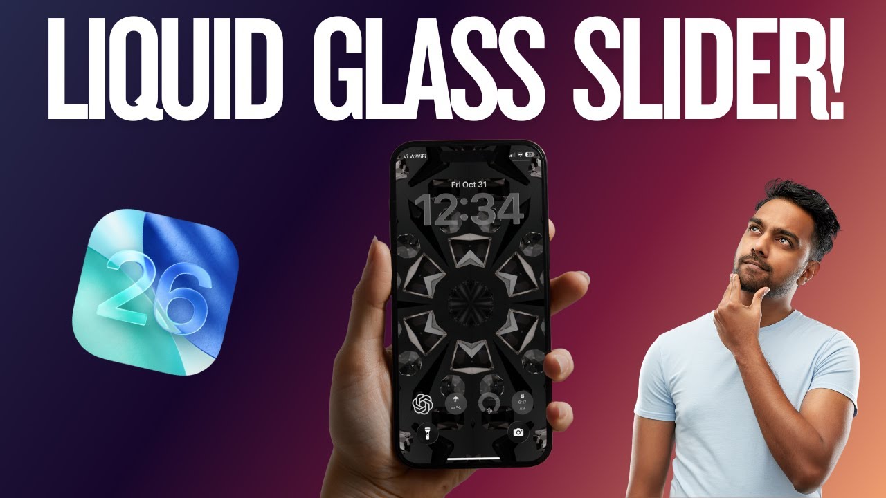 How to Customize iPhone Lock Screen Clock Appearance Using Liquid Glass ...