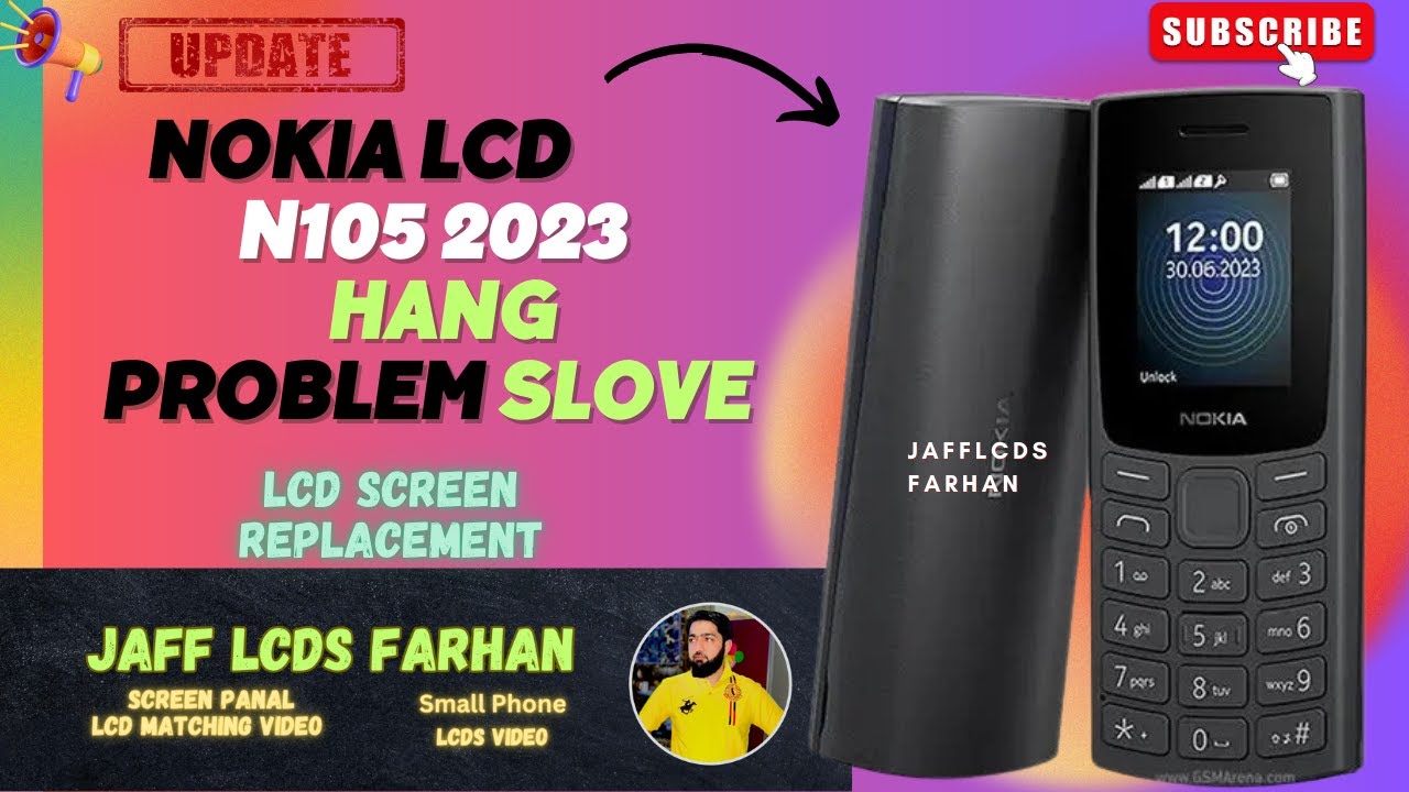 Nokia TA 1575 Lcd Replacement Logo Hang Problem Slove New Screen Matching Video 