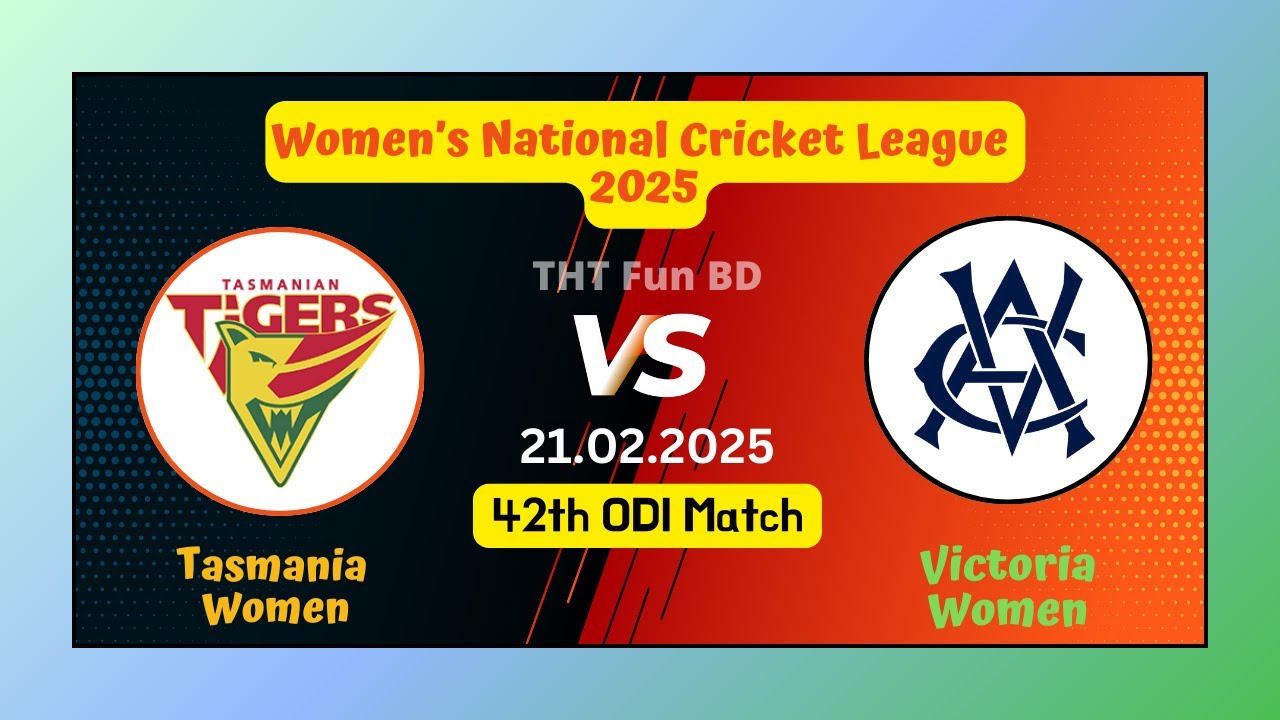 Tasmania Women Vs Victoria Women | TASW v VCTW | Live Score Streaming & Updates 2025
