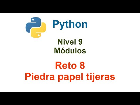 Programar en Python - Nivel 9 - Reto 8 - Piedra, papel, tijeras