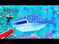 SWIMMING WITH THE BIGGEST SHARK'S IN MINECRAFT!