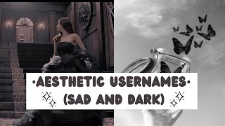 Aesthetic Usernames for Instagram | Sad and Dark Usernames | AESTHLOVE screenshot 5